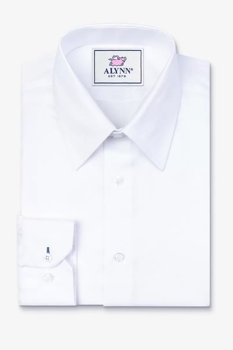 Ties Aiden Point Collar White Dress Shirt Discount