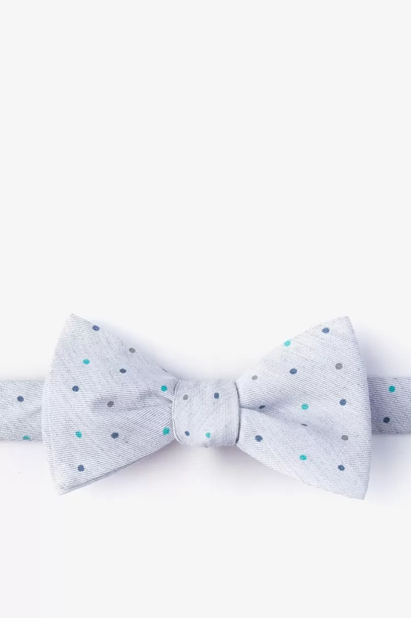 Ties Alliance Gray Self-Tie Bow Tie New
