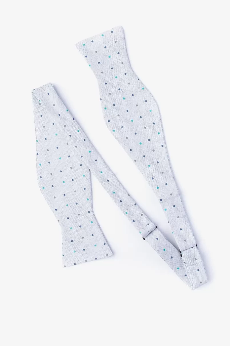 Ties Alliance Gray Self-Tie Bow Tie New