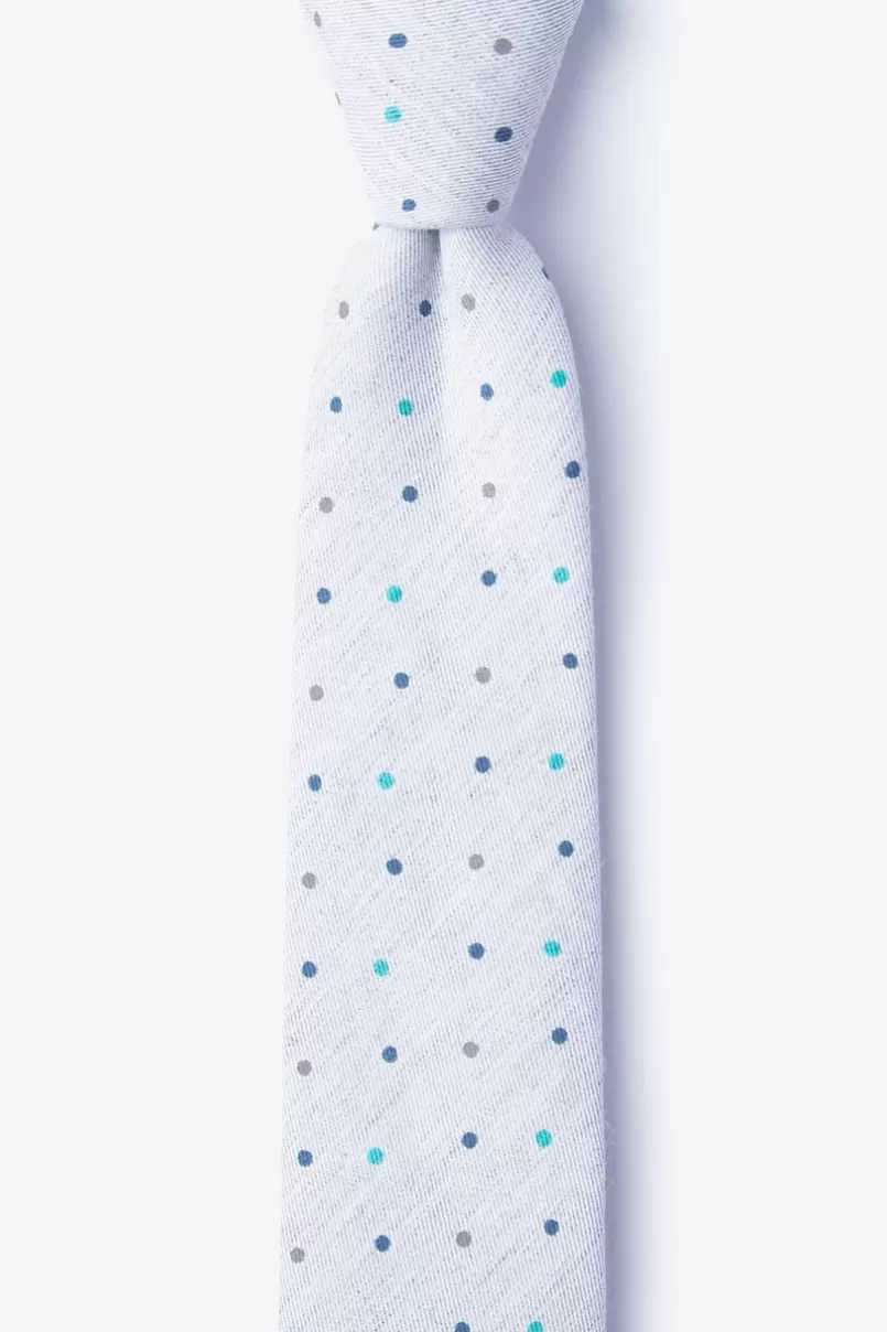 Ties Alliance Skinny Tie Gray Outlet
