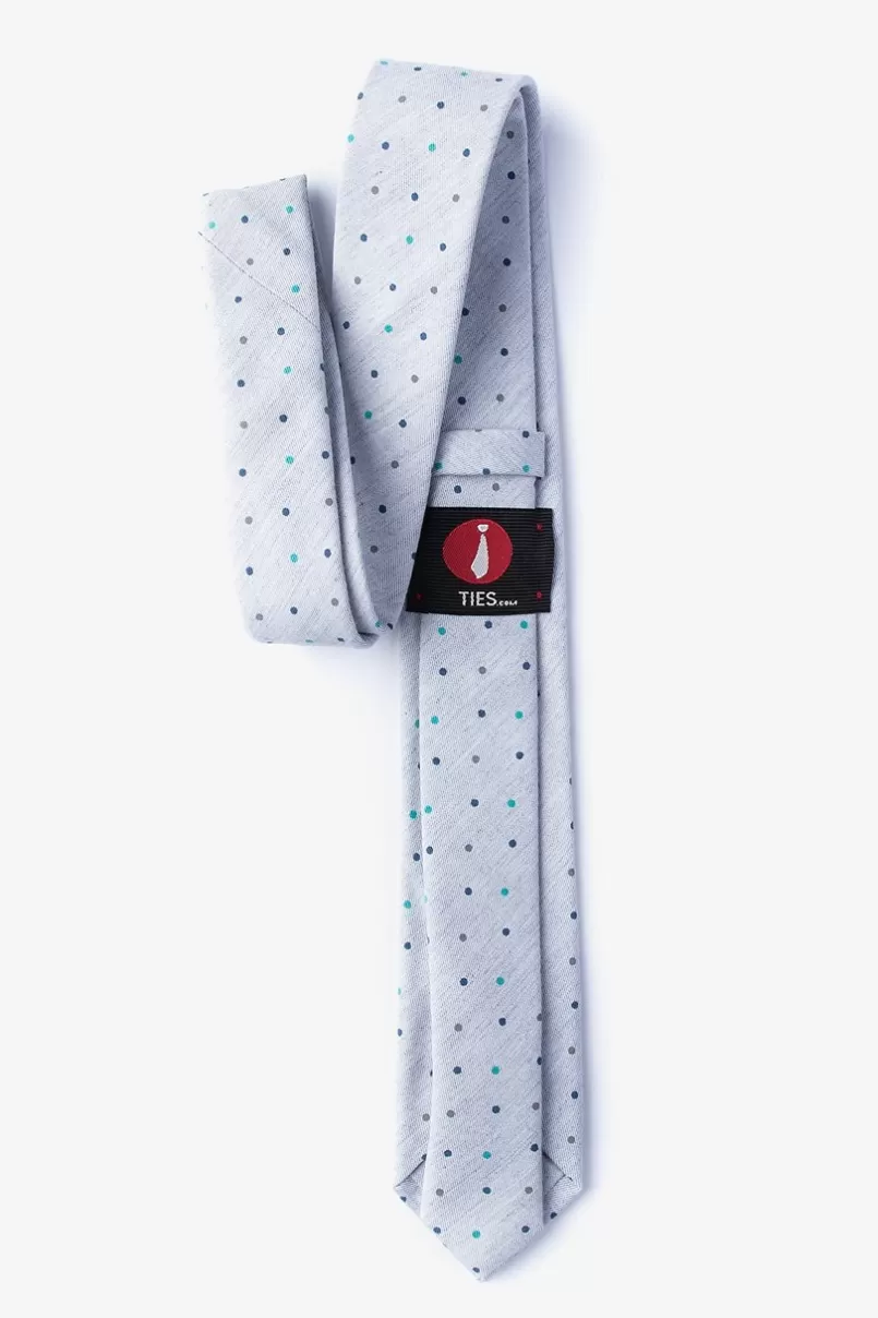 Ties Alliance Skinny Tie Gray Outlet