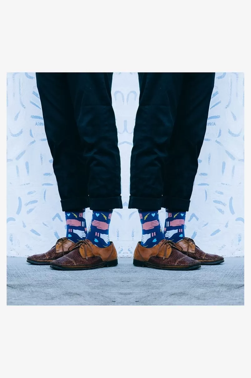 Ties Alynn® X Lisa Congdon High Five Aqua Sock Hot