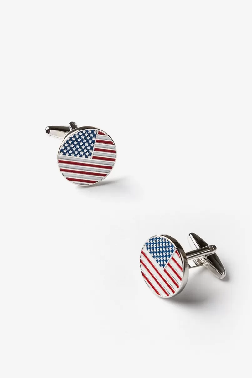 Ties American Flag Cufflinks Red Cufflinks Cheap