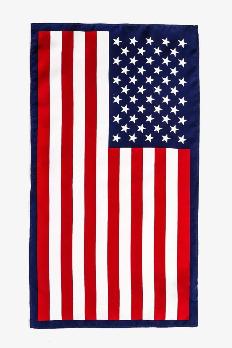 Ties American Flag Red Pocket Square Best