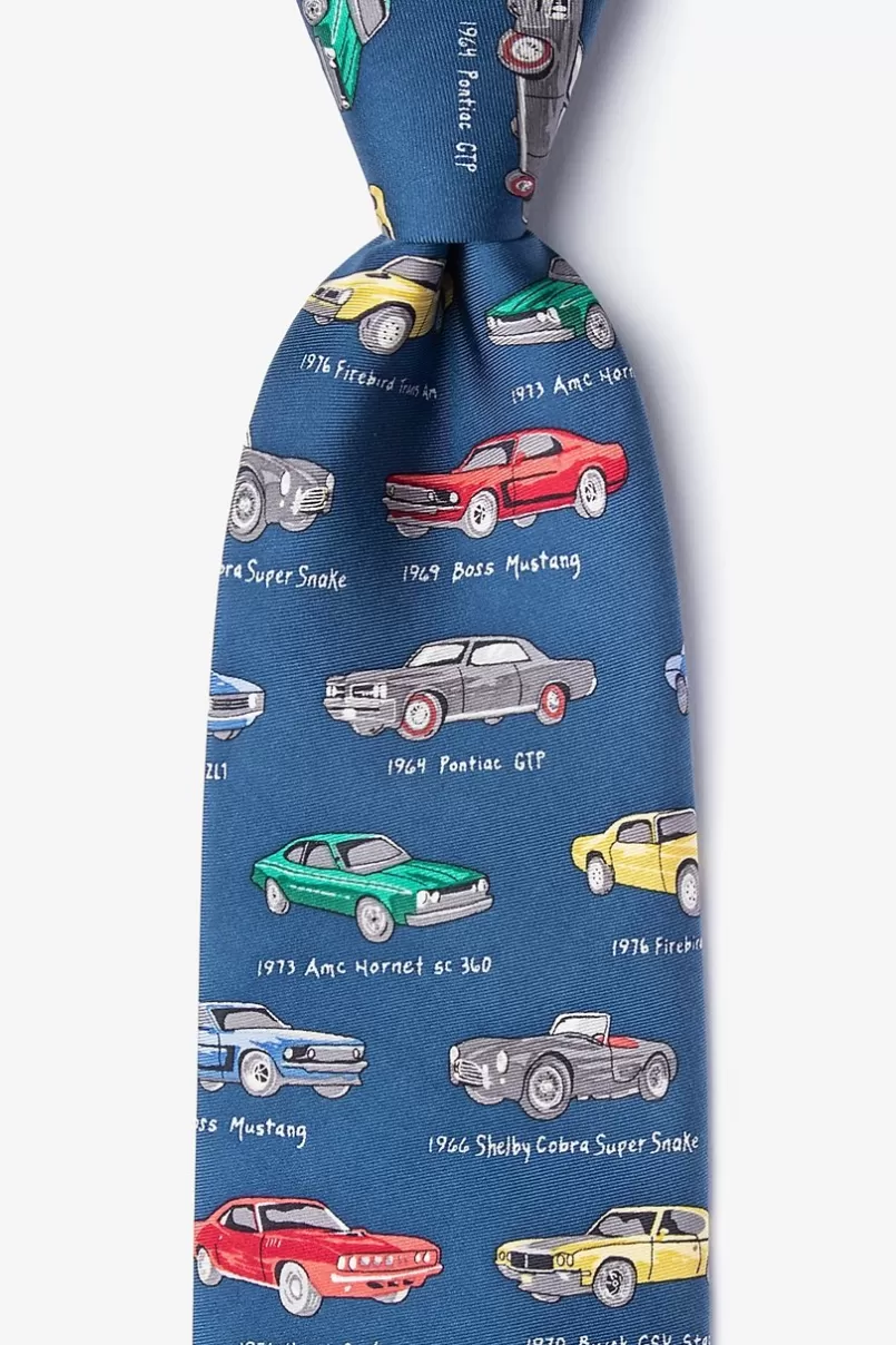 Ties American Muscle Blue Tie Flash Sale