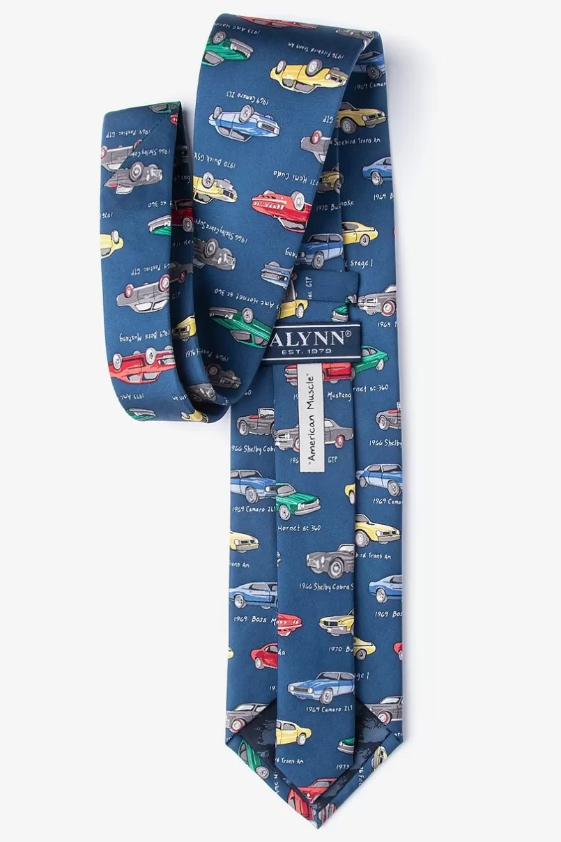Ties American Muscle Blue Tie Flash Sale