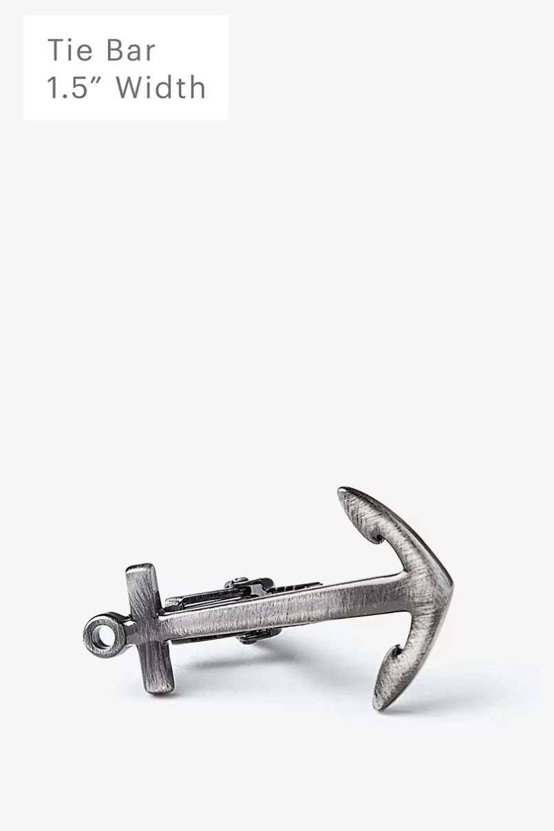 Ties Anchor Antiqued Silver Tie Bar Best Sale