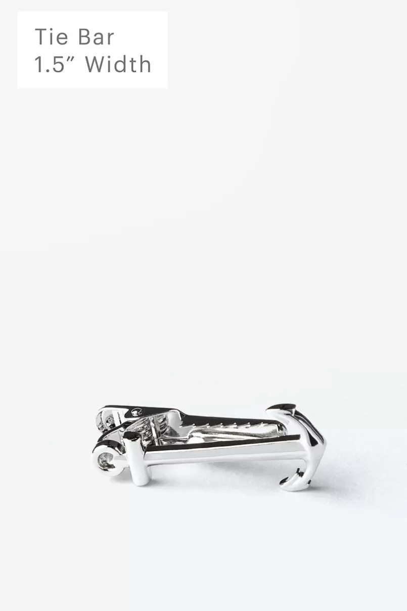 Ties Anchor Tie Bar Silver Discount