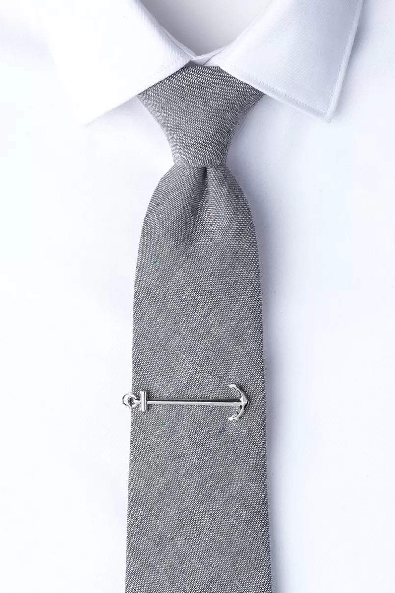 Ties Anchor Tie Bar Silver Discount