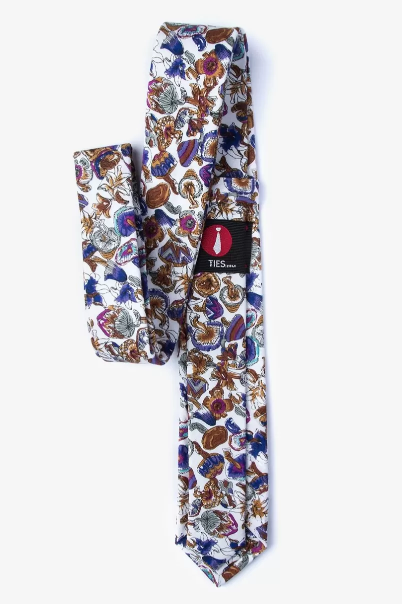 Ties Angelo White Skinny Tie Flash Sale