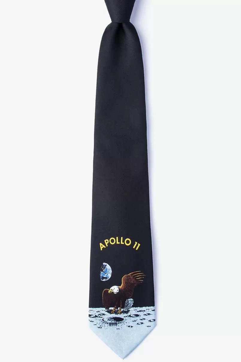 Ties Apollo 11 Black Tie Discount