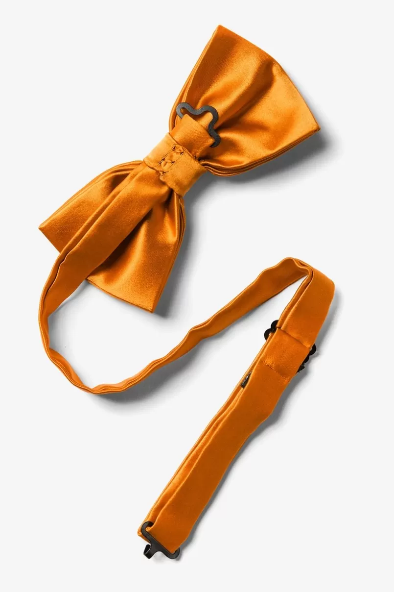 Ties Pre-Tied Bow Tie Apricot New