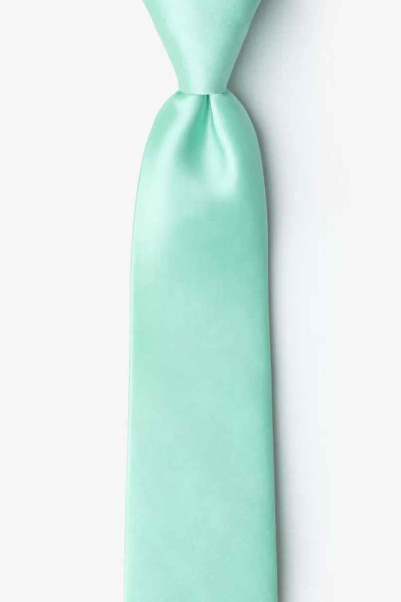 Ties 3" Skinny Tie Aqua Discount
