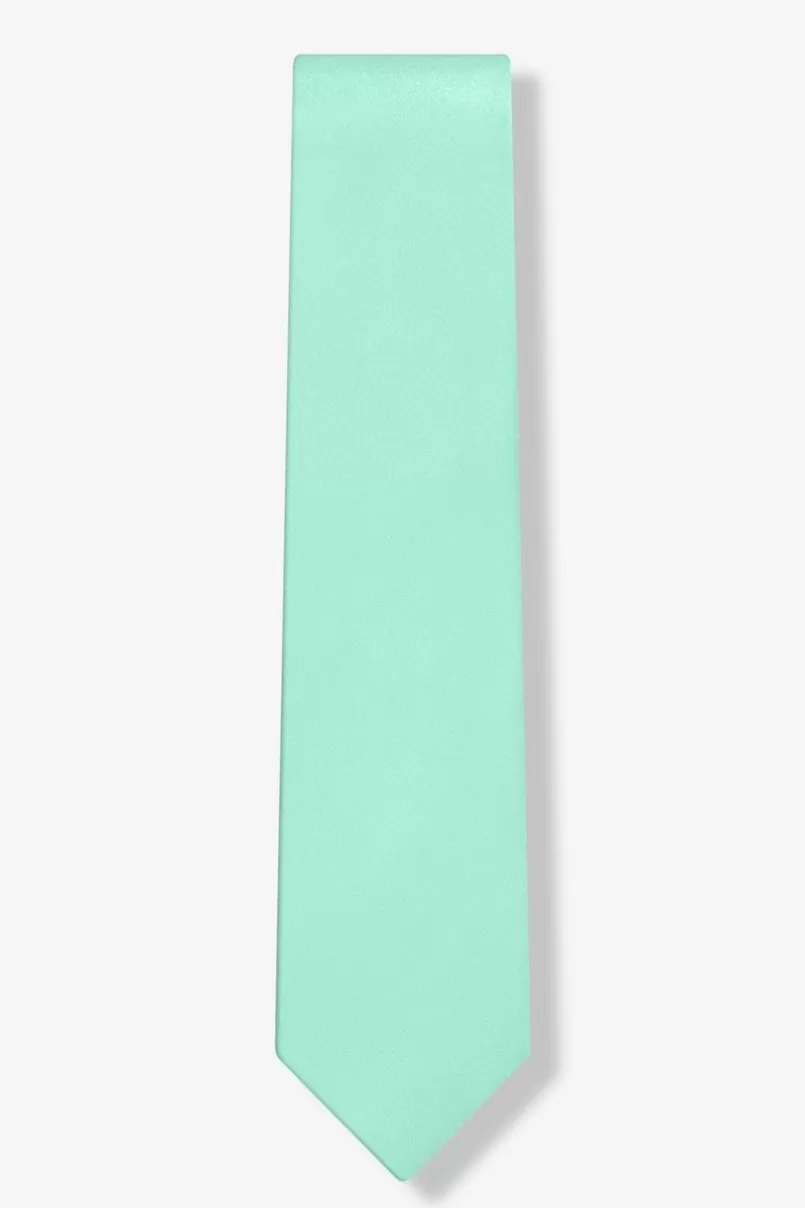 Ties 3" Skinny Tie Aqua Discount