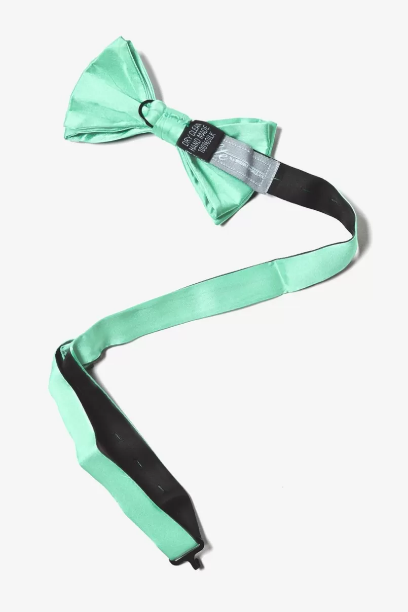 Ties Pre-Tied Bow Tie Aqua New