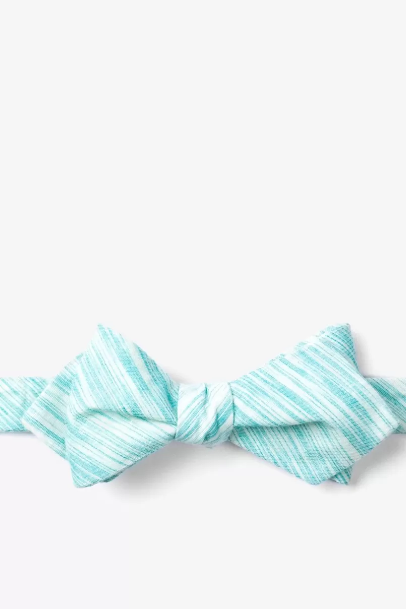 Ties Aqua Scott Diamond Tip Bow Tie Flash Sale