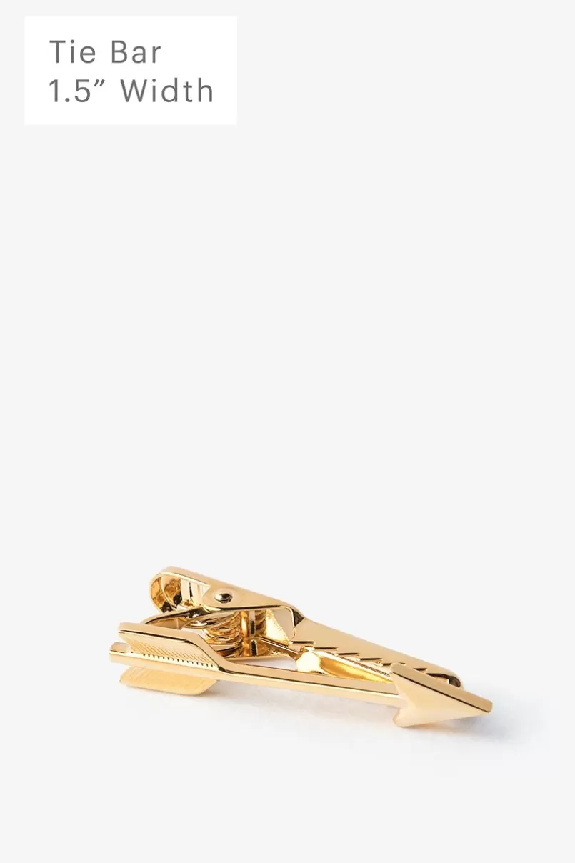 Ties Arrow Tie Bar Gold Clearance