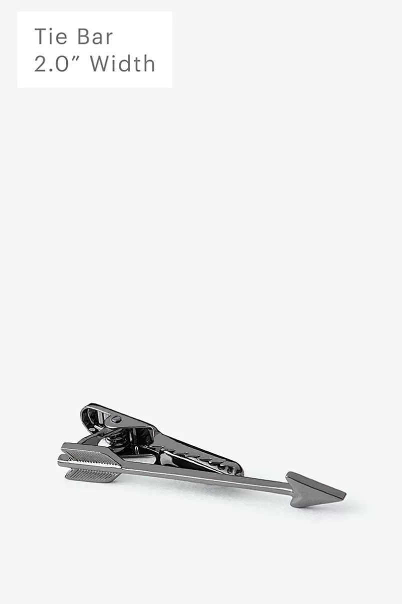 Ties Arrow Tie Bar Gunmetal New