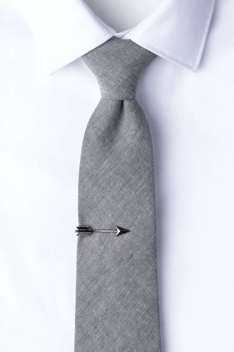 Ties Arrow Tie Bar Gunmetal Best Sale