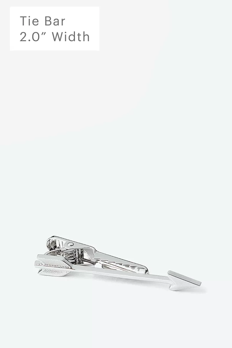 Ties Arrow Tie Bar Silver Cheap