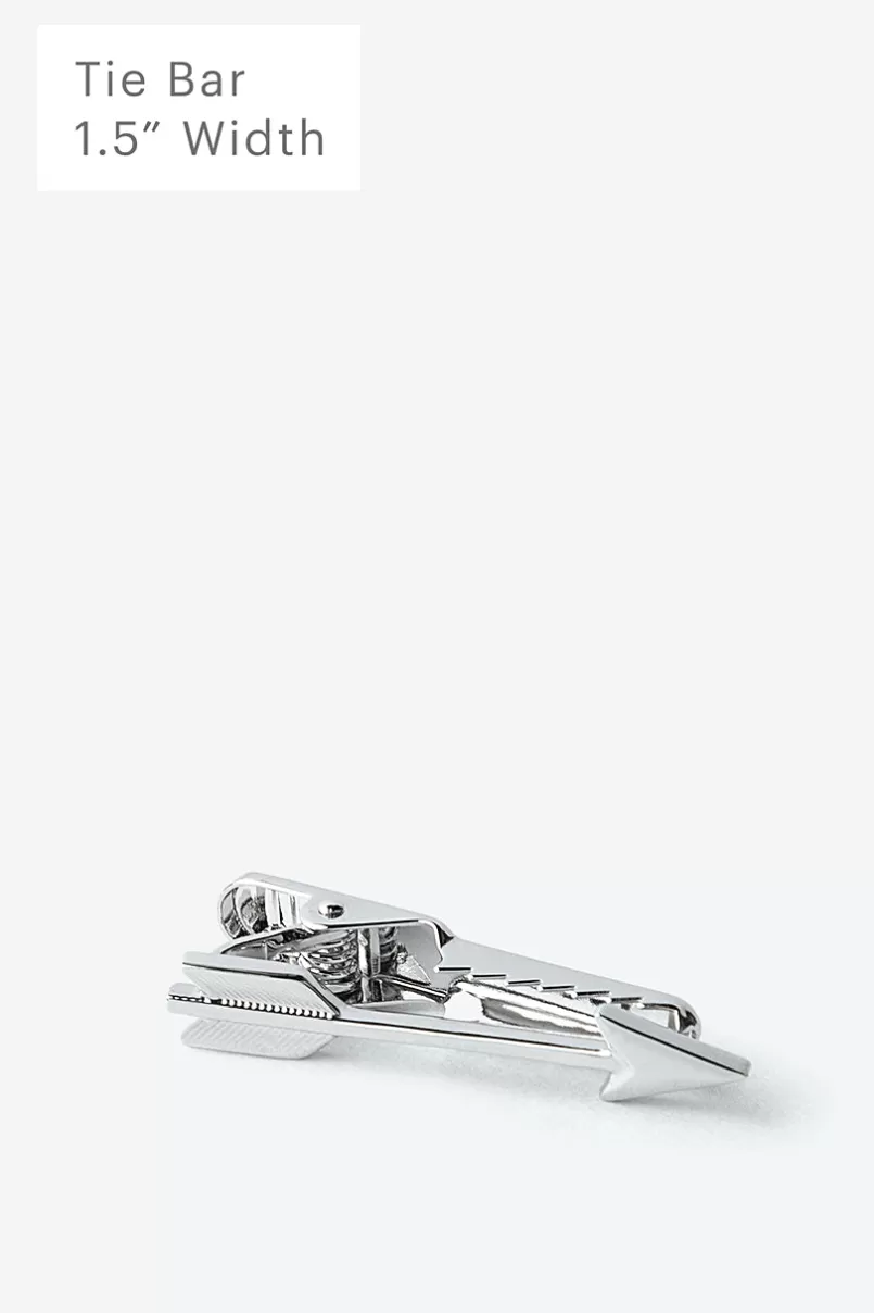Ties Arrow Tie Bar Silver Sale