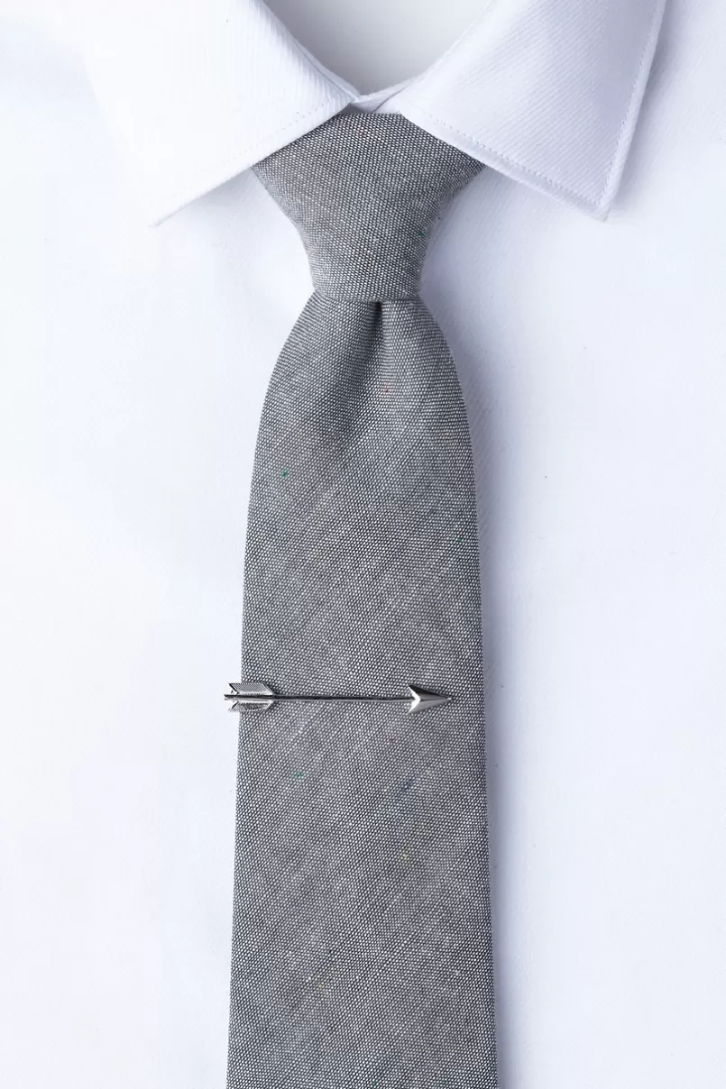 Ties Arrow Tie Bar Silver Cheap