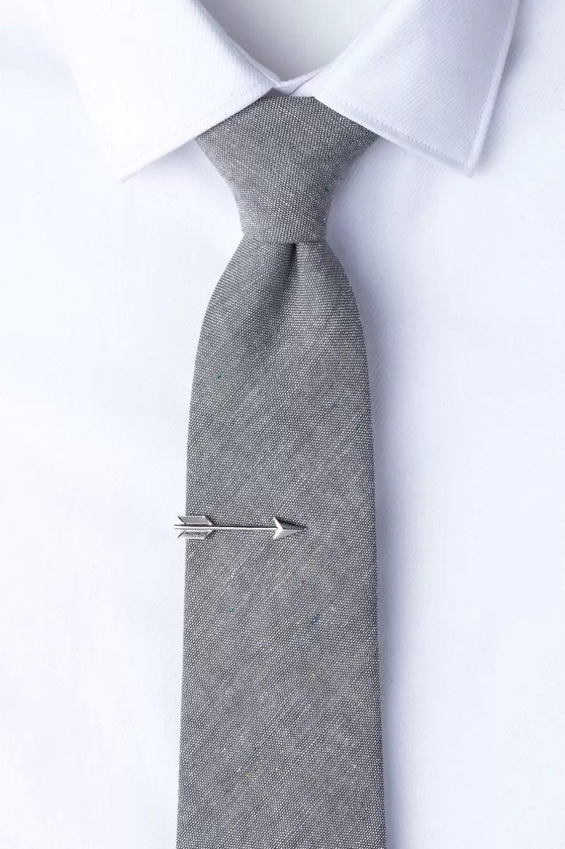 Ties Arrow Tie Bar Silver Sale