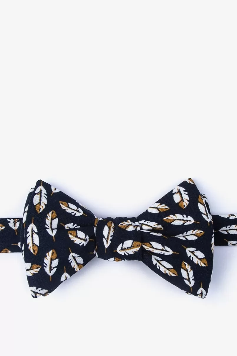 Ties Arsen Black Self-Tie Bow Tie Sale