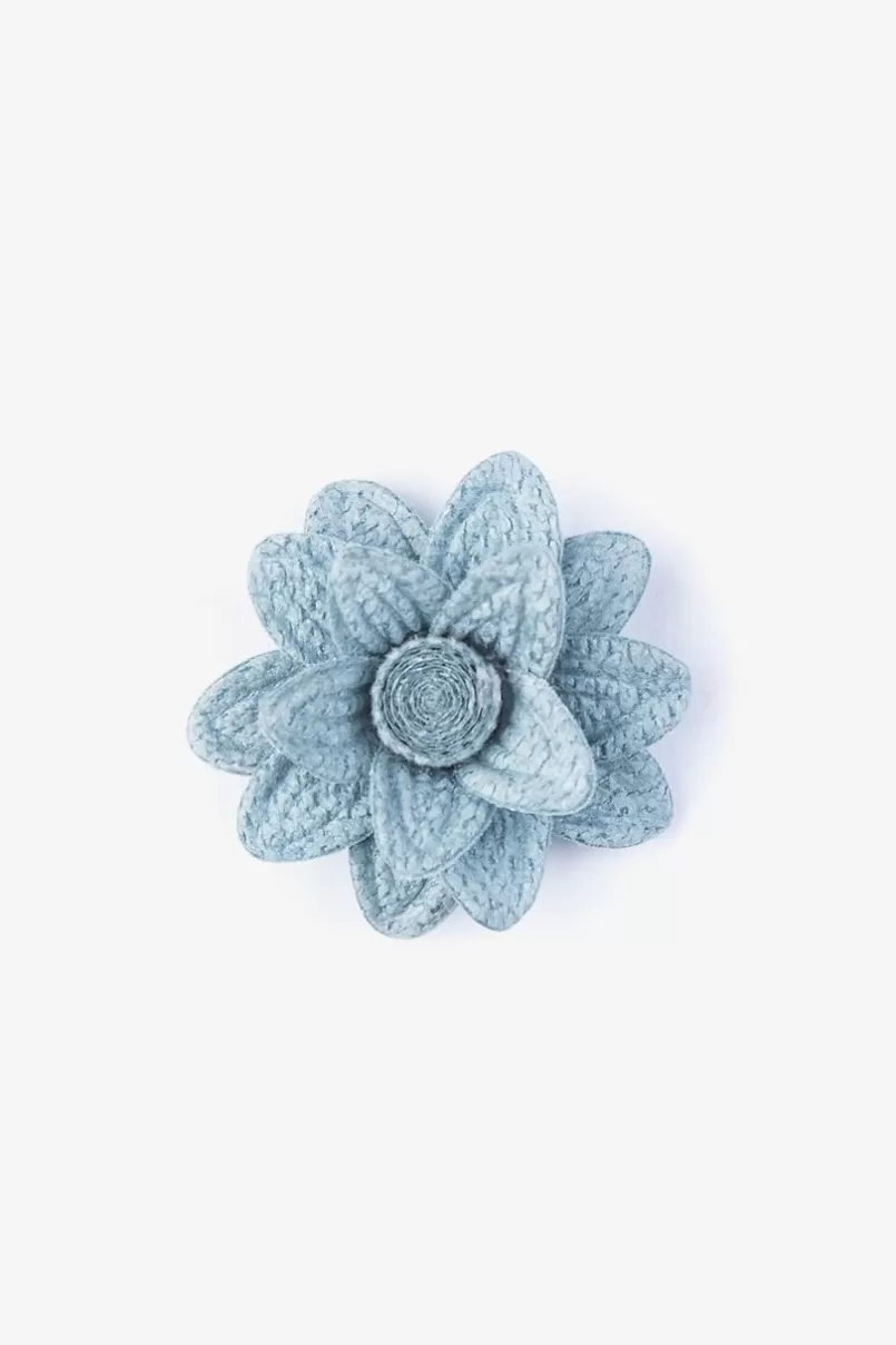 Ties Aster Lapel Pin Slate Store