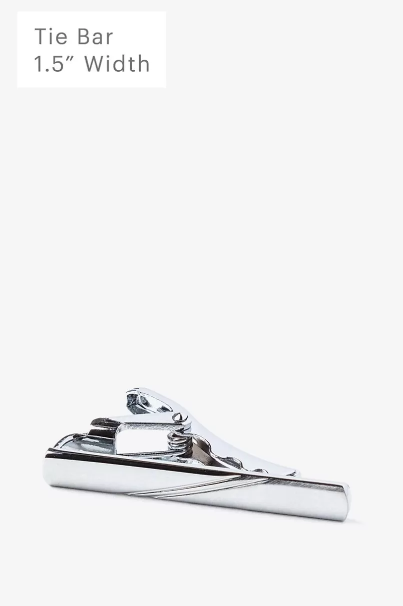 Ties Atlantis Silver Tie Bar Shop
