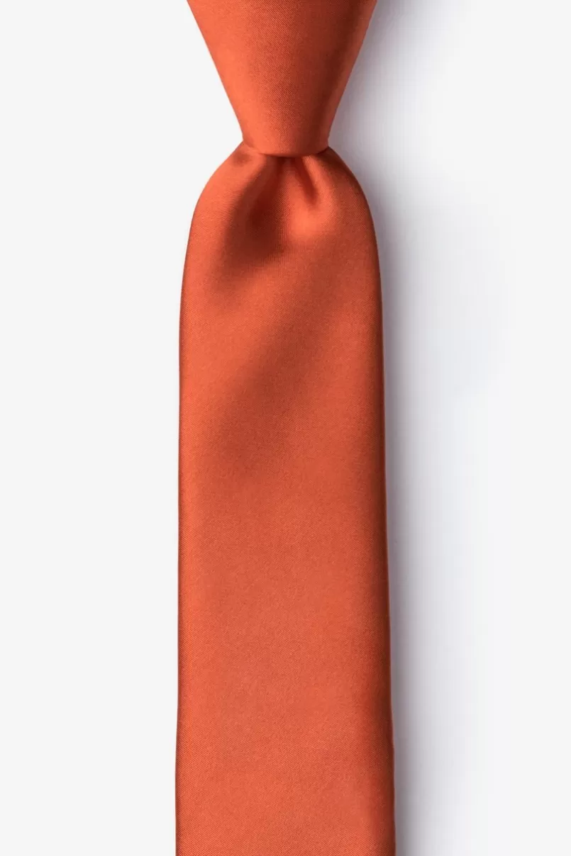 Ties Autumn Rust Skinny Tie AutumnRust New