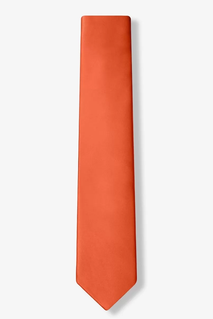 Ties Autumn Rust Skinny Tie AutumnRust New