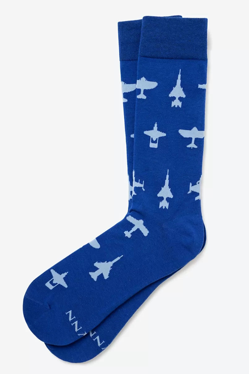 Ties Aviation Navy Blue Sock NavyBlue Cheap