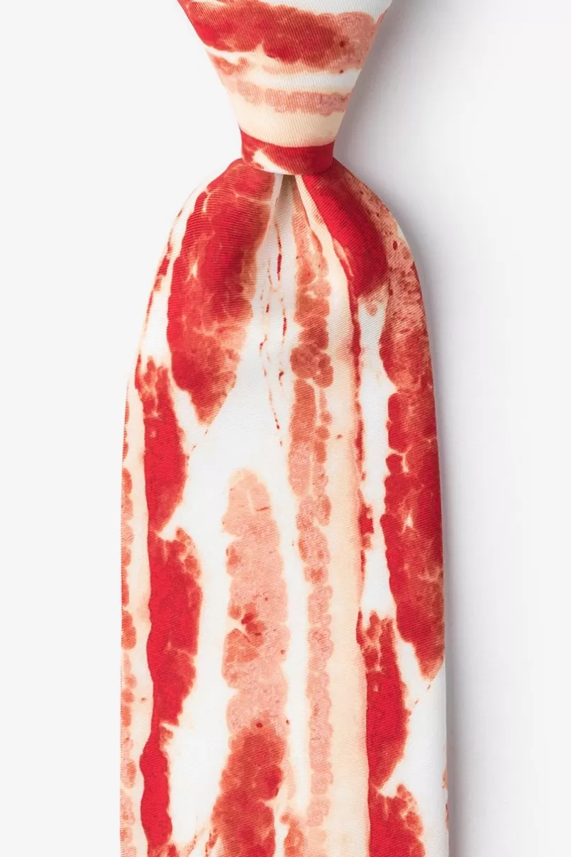 Ties Bacon Forever Red Tie Best