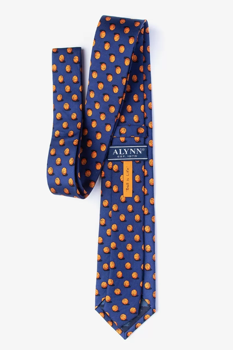 Ties Ball is Life Navy Blue Extra Long Tie Clearance