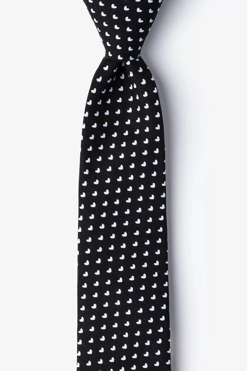 Ties Bandon Skinny Tie Black New