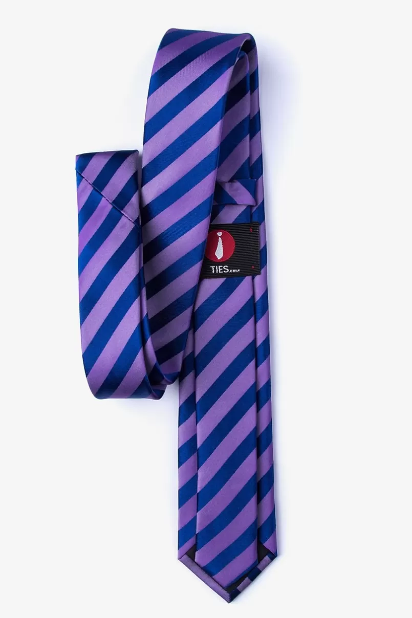 Ties Bandon Skinny Tie Purple Sale