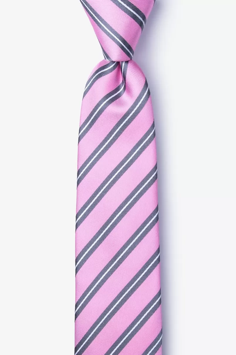 Ties Barrow Skinny Tie Gray Fashion