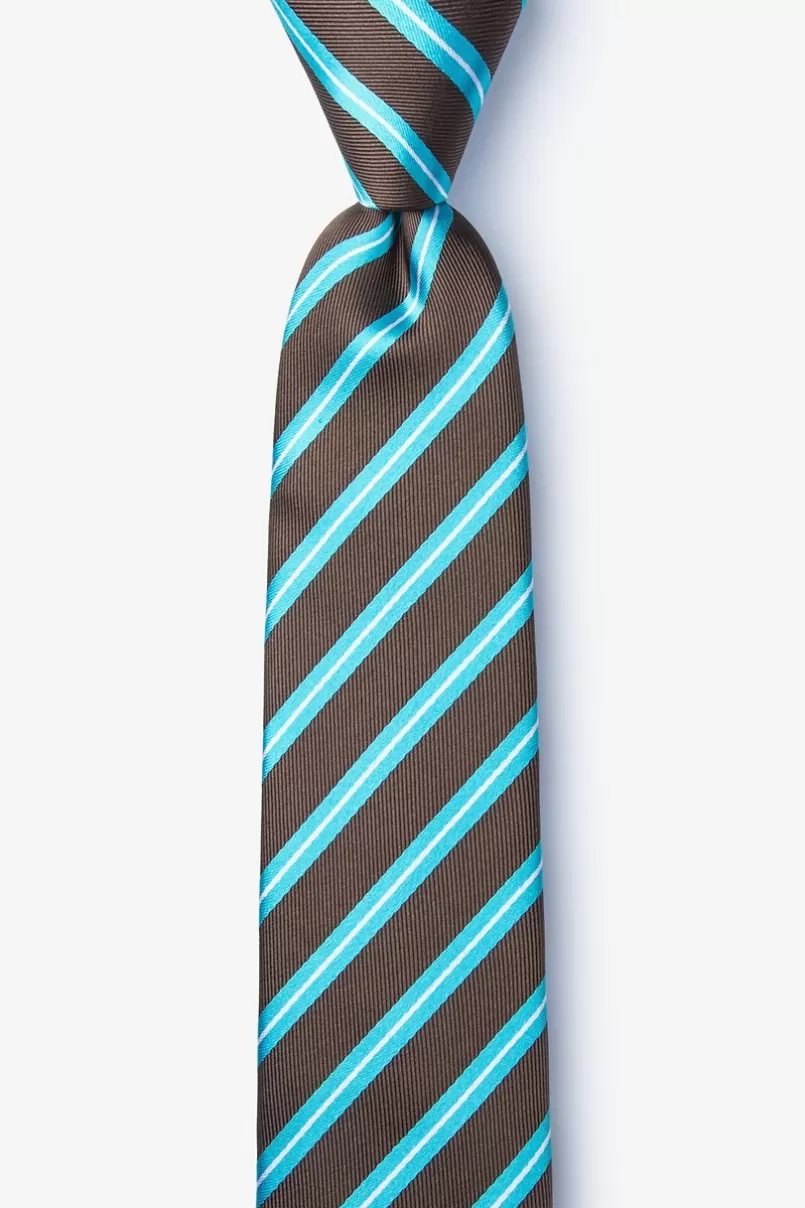 Ties Barrow Skinny Tie Turquoise Cheap