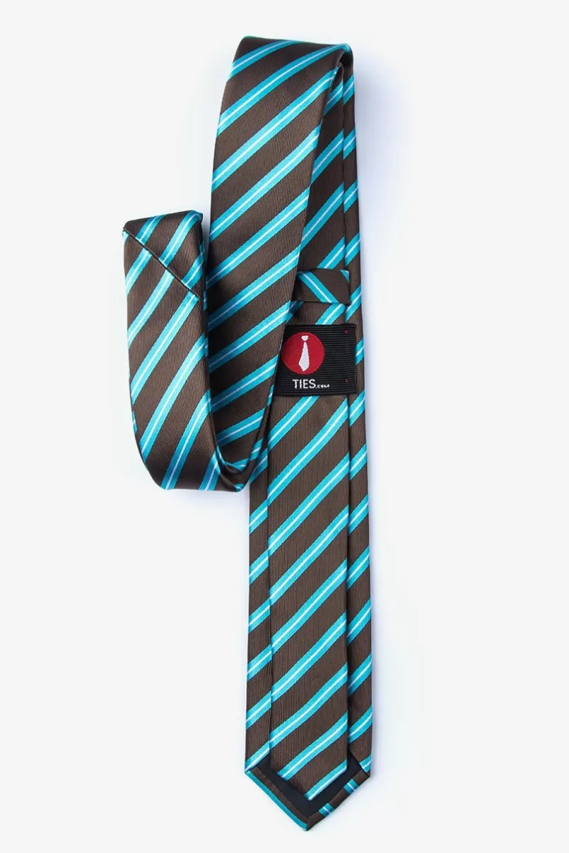 Ties Barrow Skinny Tie Turquoise Cheap