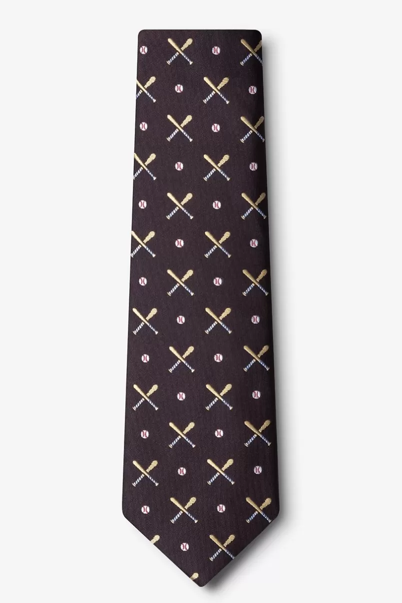 Ties Batter Up Tie Brown Best Sale