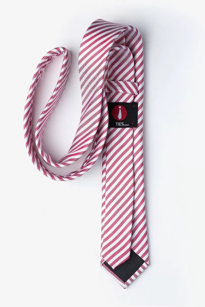 Ties Bear Island Red Skinny Tie Best Sale