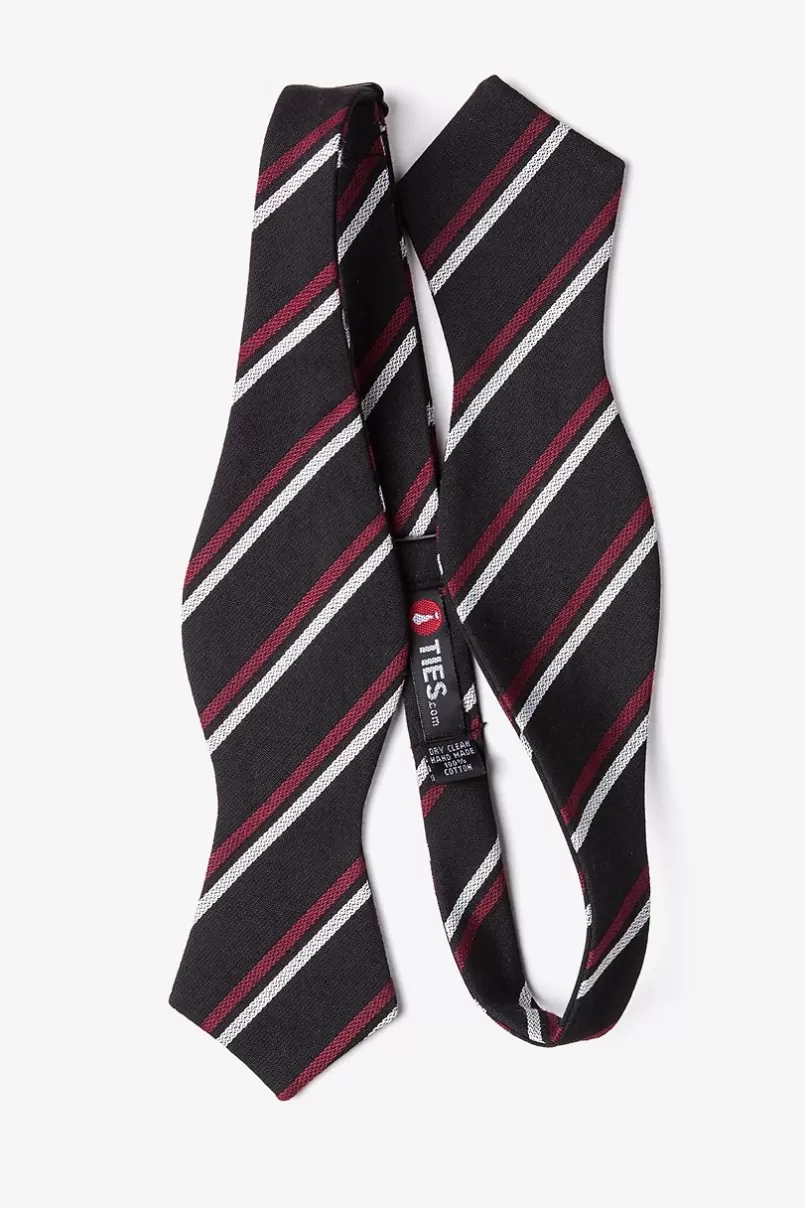 Ties Beasley Diamond Tip Bow Tie Black New