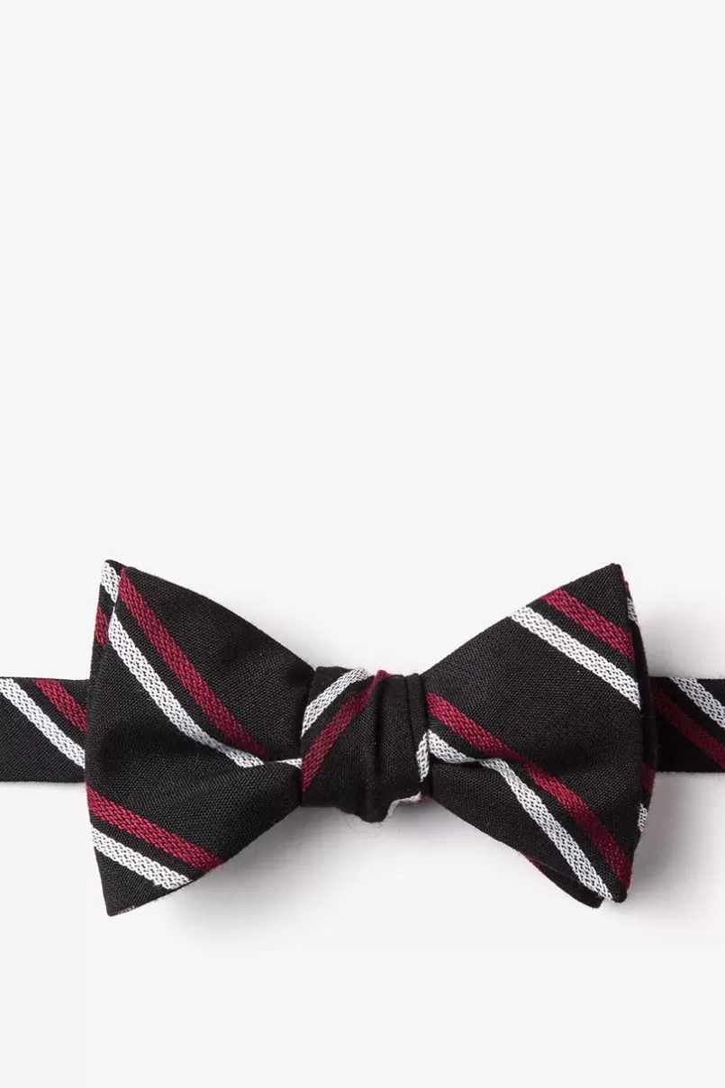 Ties Beasley Self-Tie Bow Tie Black New