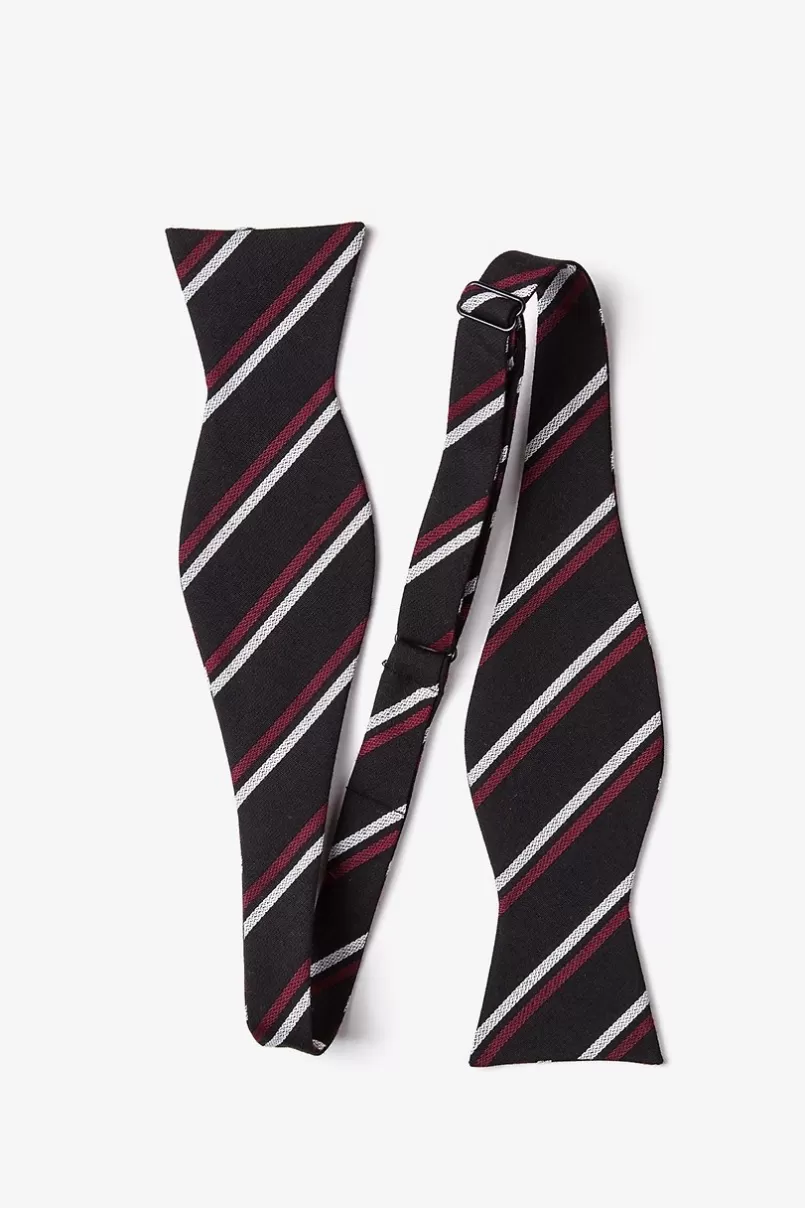 Ties Beasley Self-Tie Bow Tie Black New