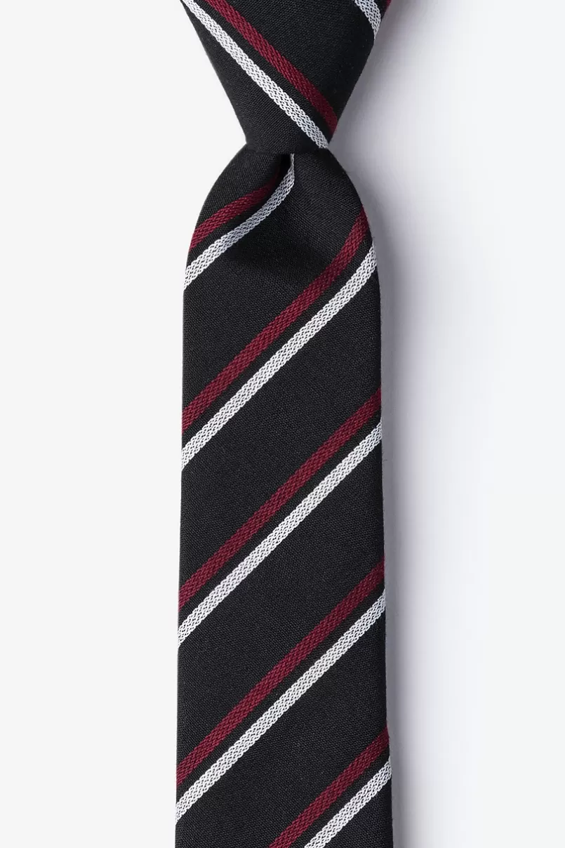 Ties Beasley Black Skinny Tie Sale