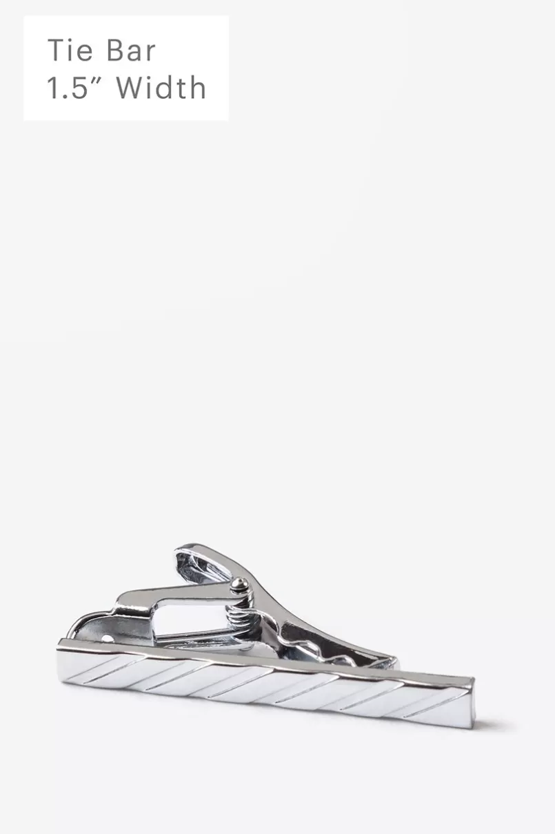 Ties Bedrock Silver Tie Bar Discount