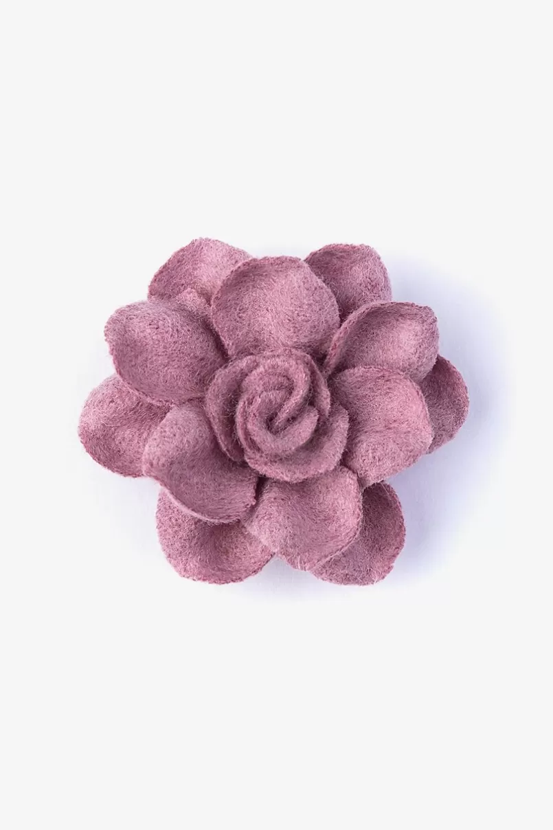 Ties Begonia Lapel Pin Pink Cheap
