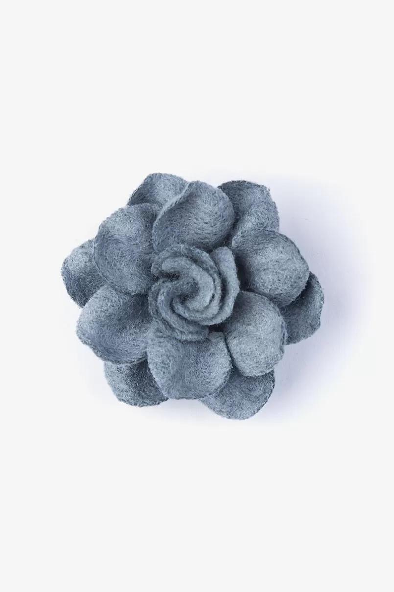 Ties Begonia Lapel Pin Slate Best