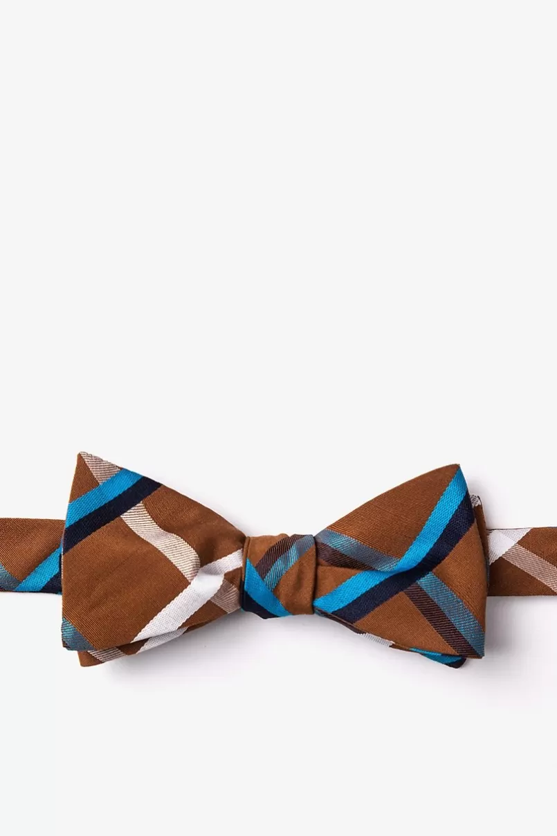 Ties Bellingham Skinny Bow Tie Brown Best